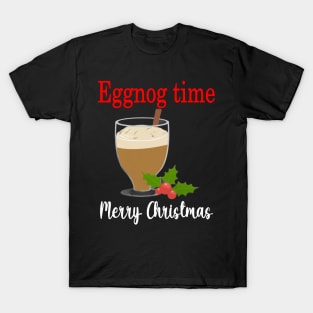 Christmas - Eggnog Time, Merry christmas, family christmas pjama t-shirt T-Shirt